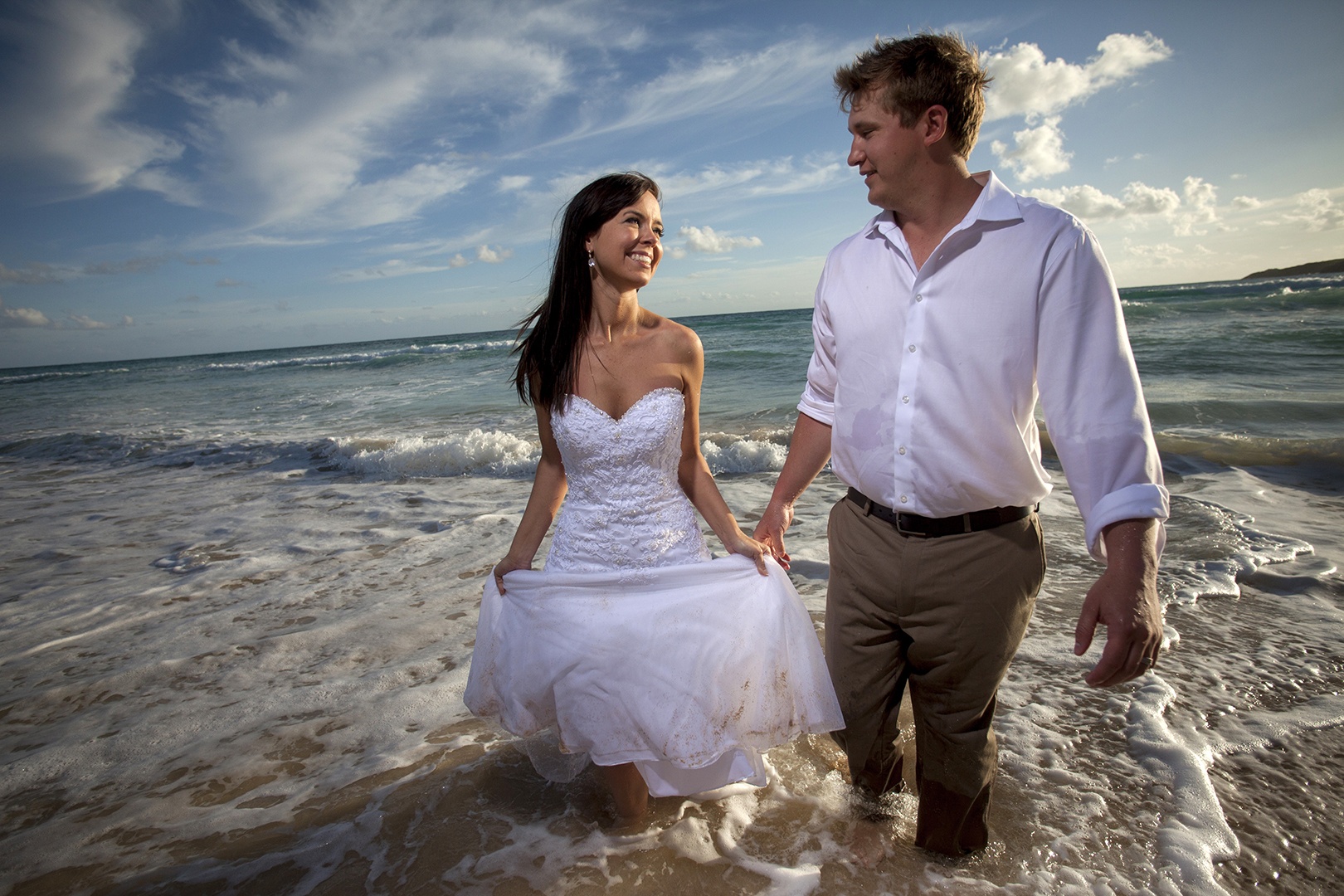 Meghan & Cody- Trash the dress photo session Macao Beach Punta Cana