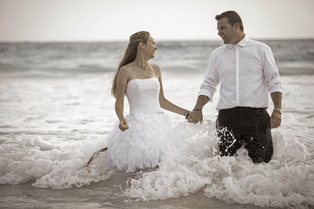 Caitlin & Tim | Trash the dress session Macao Beach Punta Cana