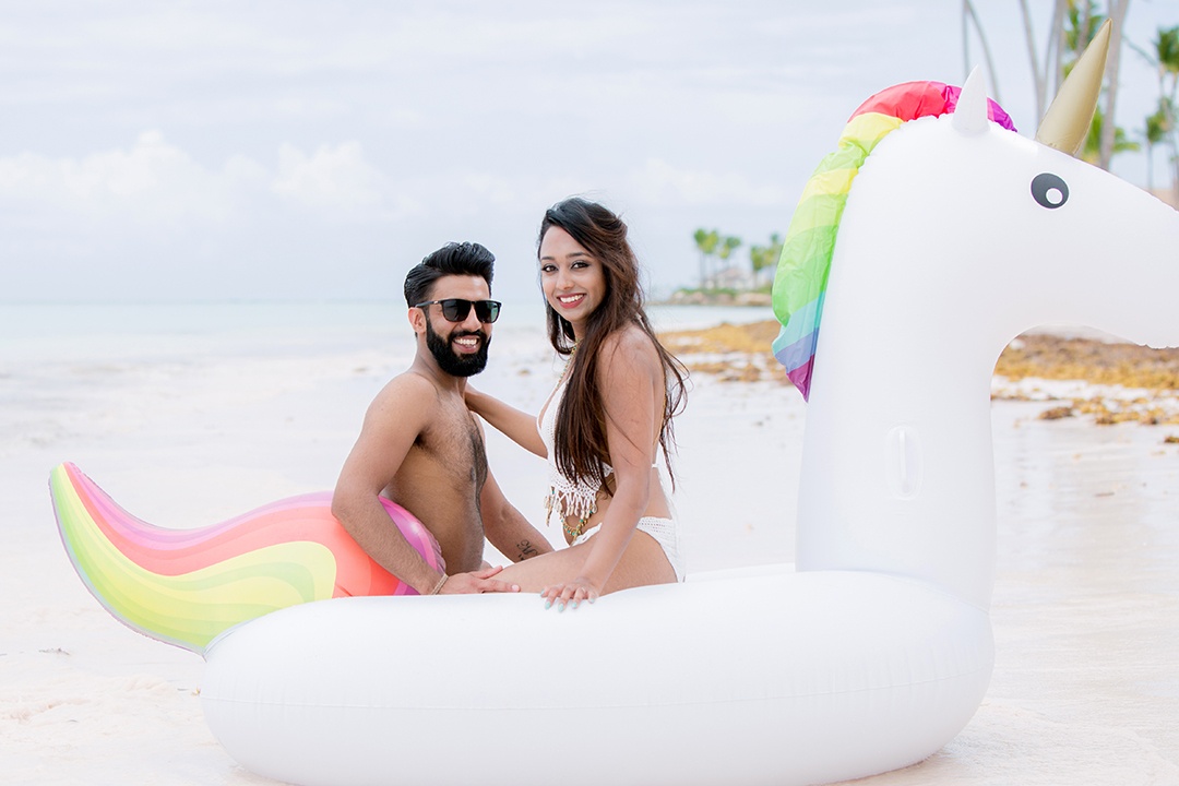 Reema & Mithun- Honeymoon Photo Session, Juanillo Beach Cap Cana Dominican Republic