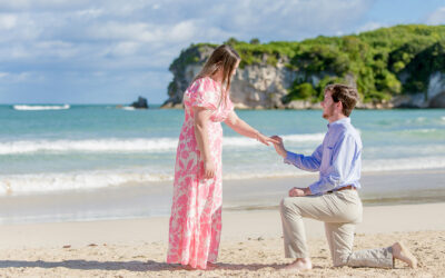 Ailana & Matthew- Proposal Photo Session, Macao Beach, Punta Cana.